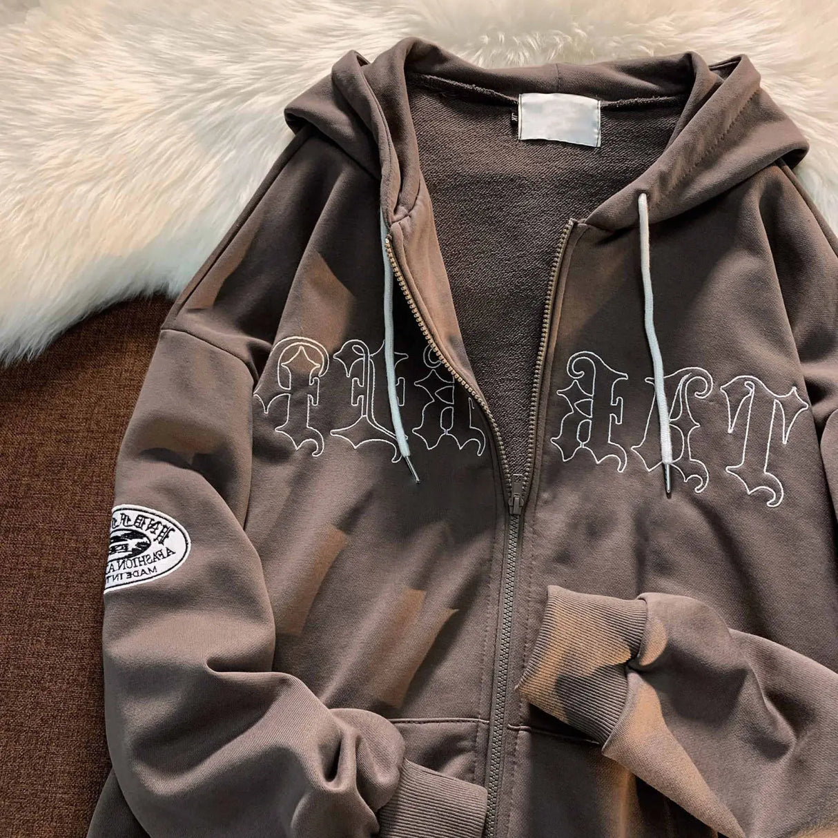 High quality Men Hip Hop Sweatshirt Hoodie Print