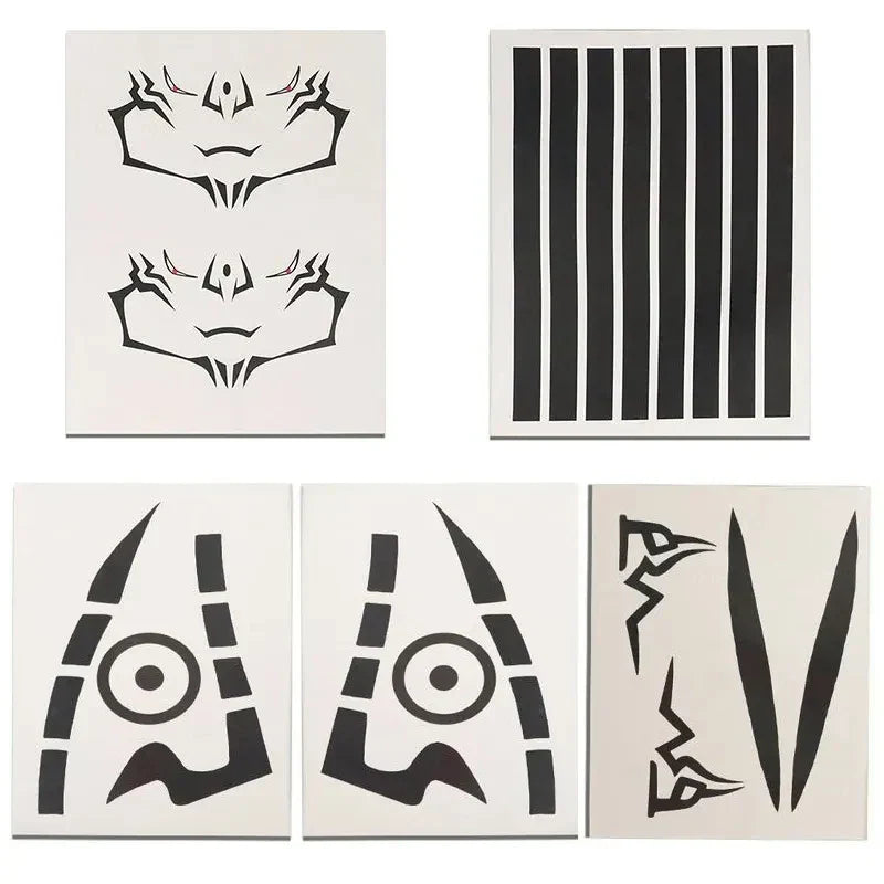 Anime Jujutsu Kaisen Ryomen Sukuna Full Body Tattoo