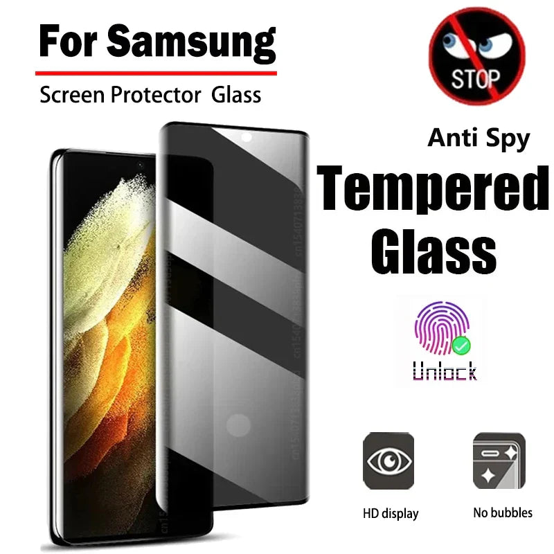 Anti Spy Tempered Glass For Samsung Galaxy S24
