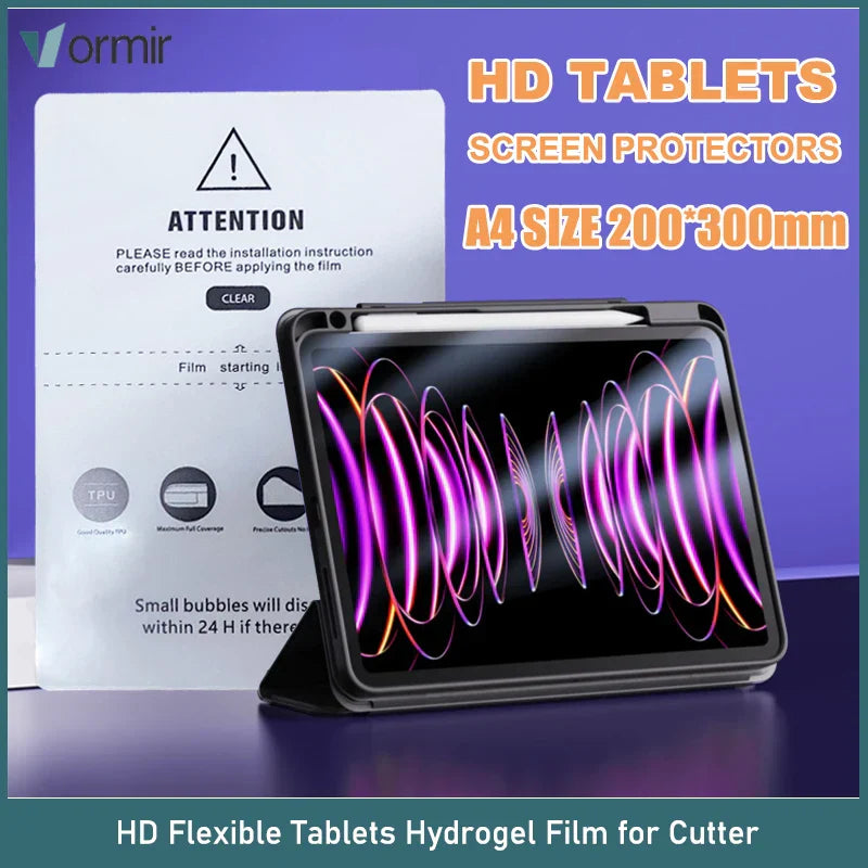 VORMIR 20pcs Universal Tablets Film Hydrogel Movies Screen