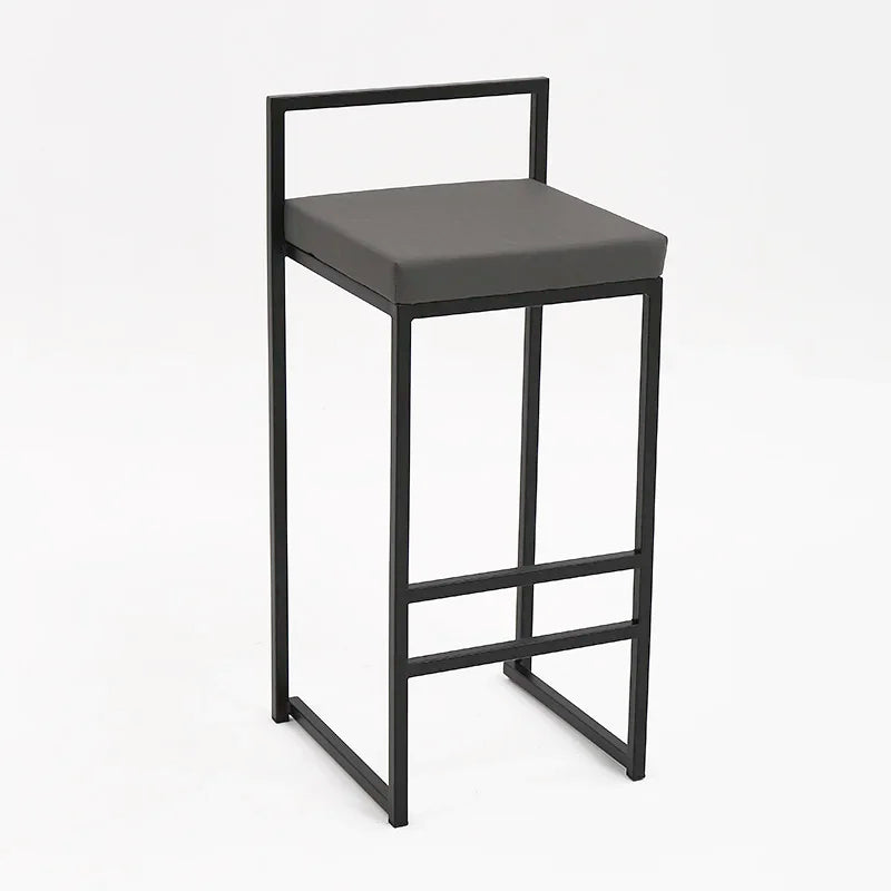 Reinforce Counter Bar Stool Metal Nordic Design European