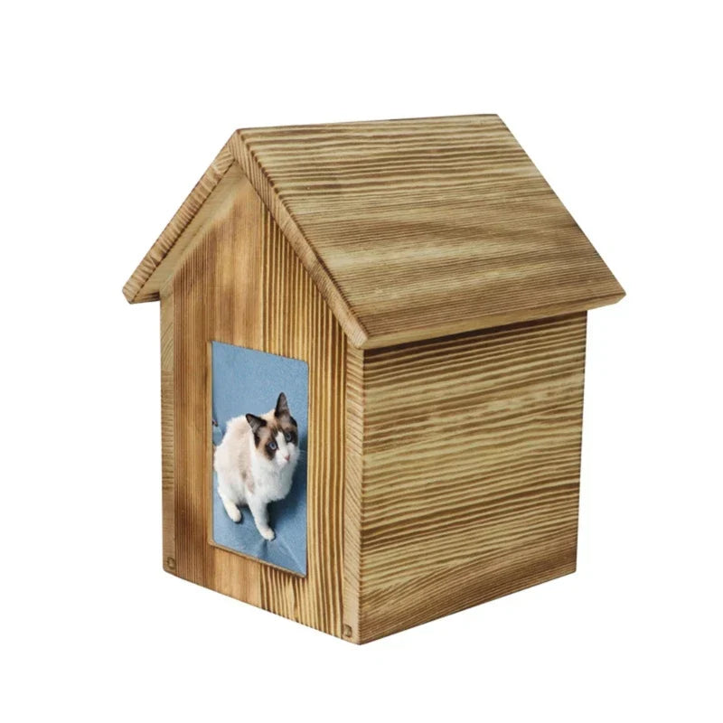 Cremation Urn Pet Cinerary Casket Happiness Memorial Box