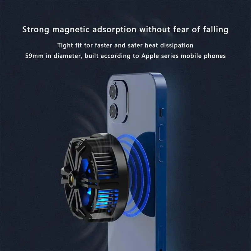 Magnetic Suction Phone Cooler Mini Mobile Phone Radiator