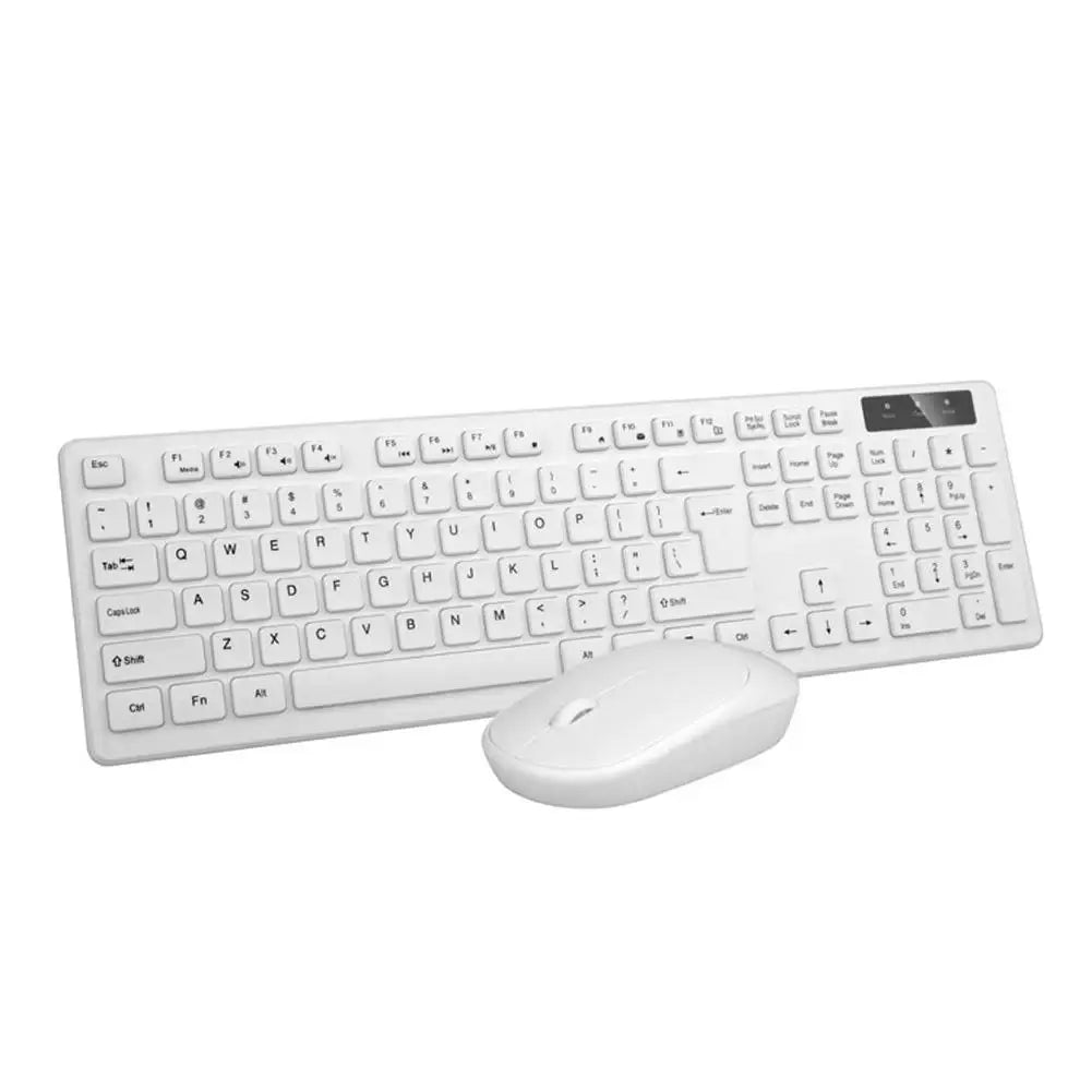 Bluetooth-compatible 2.4G Wireless Keyboard Mouse Combo Protable Mini