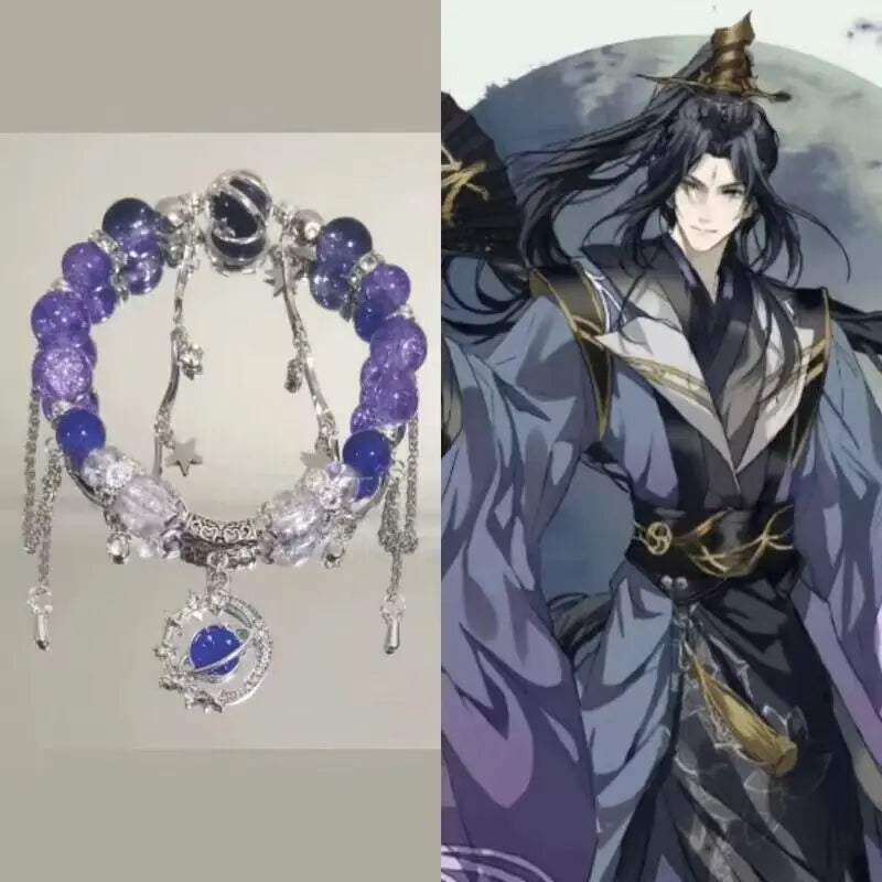 Tian Guan Ci Fu Hua Cheng Xie Lian Cosplay Cute Bracelet Anime Heaven Official’s Blessing Vintage Bangles For Women Jewelry Gift