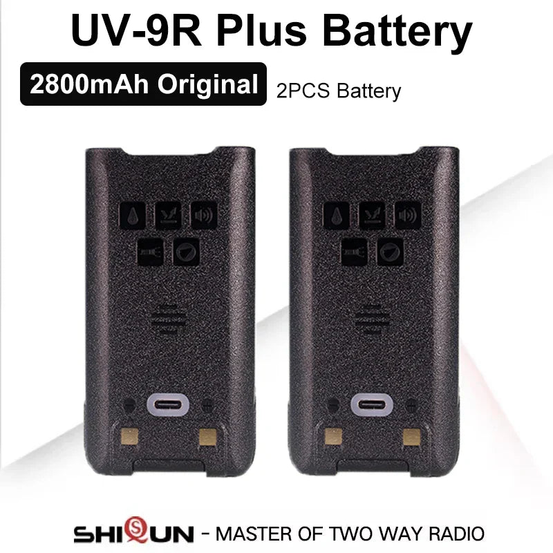 Baofeng UV-9R Battery USB C Charge 4800mAh Li-ion