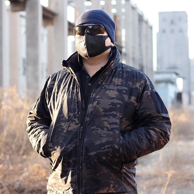 L7 Winter Warm Waterproof Jacket Parkas Men Windbreaks