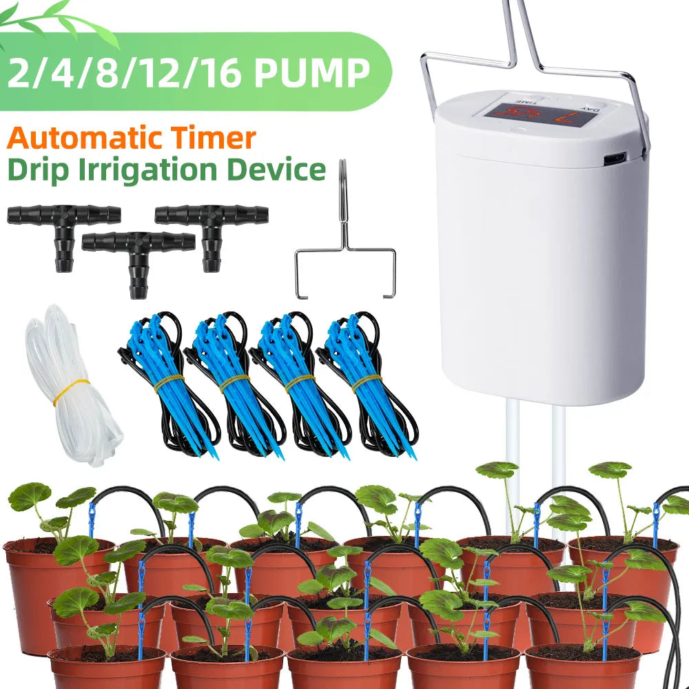 Automatic Plant Flower Watering Pump Home Sprinkler Drip
