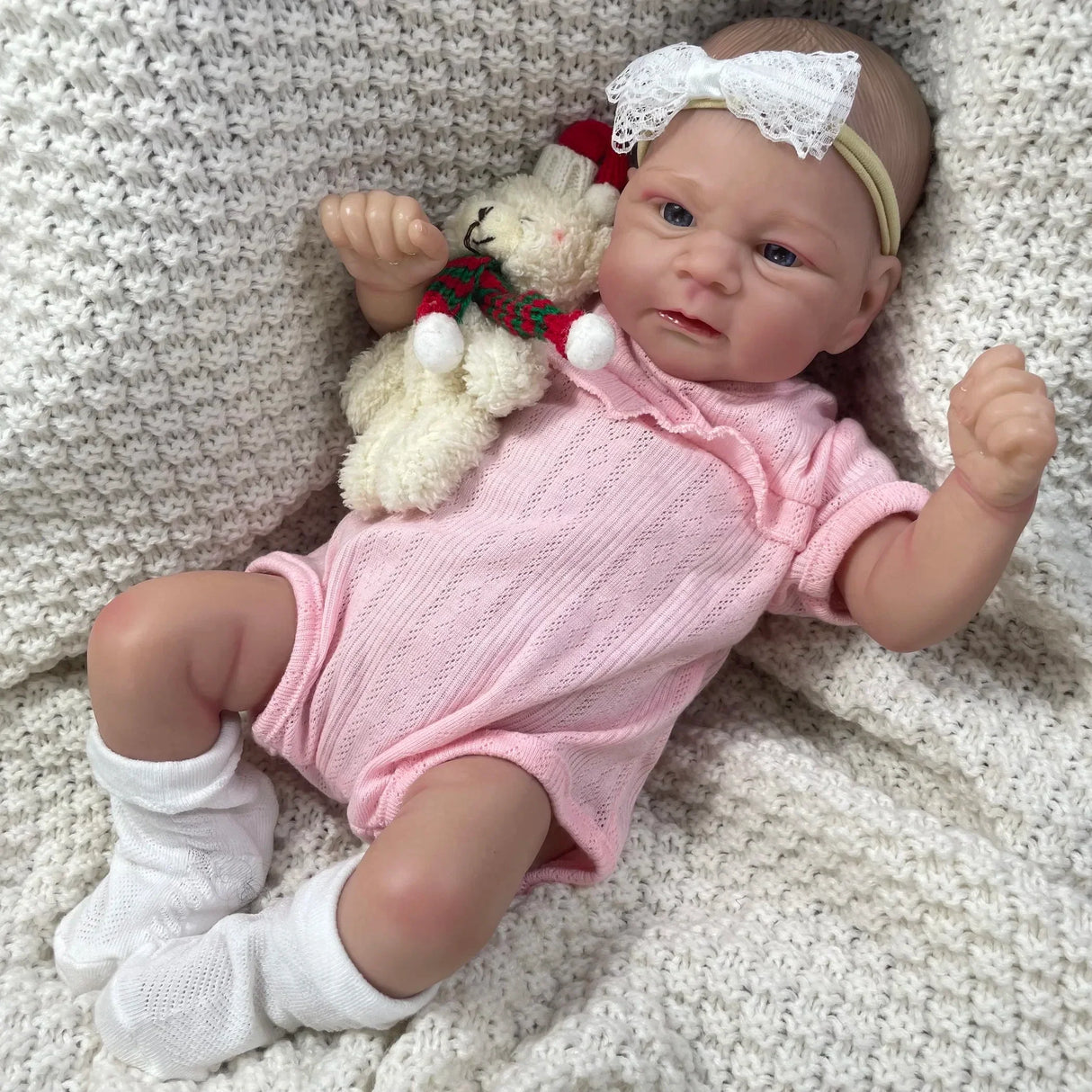17Inch Painted Reborn Baby Doll Elijah Lifelike Newborn