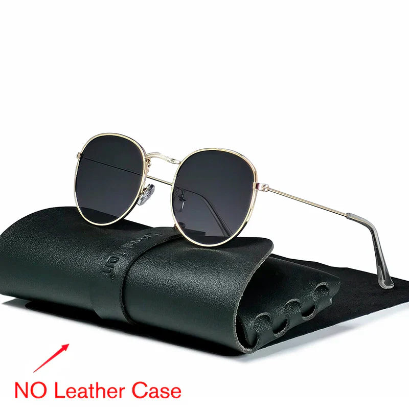 LeonLion 2023 Round Retro Sunglasses Men Round Vintage