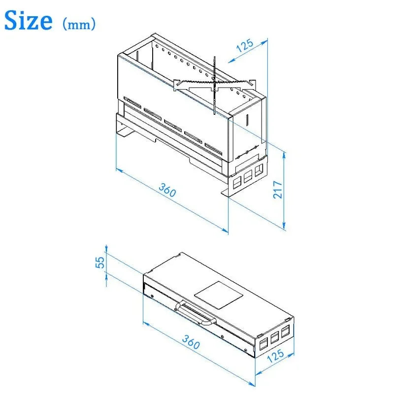 Folding Camping Brazier Portable Stove Bonfire Furnace Campfire