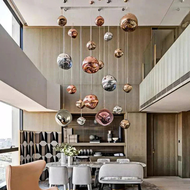 Nordic Lava LED Pendant Lights Modern Light PVC