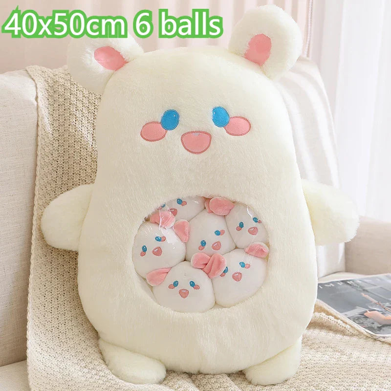 Cartoon Ramen Puff Cookie Bag Bubble Tea Plush