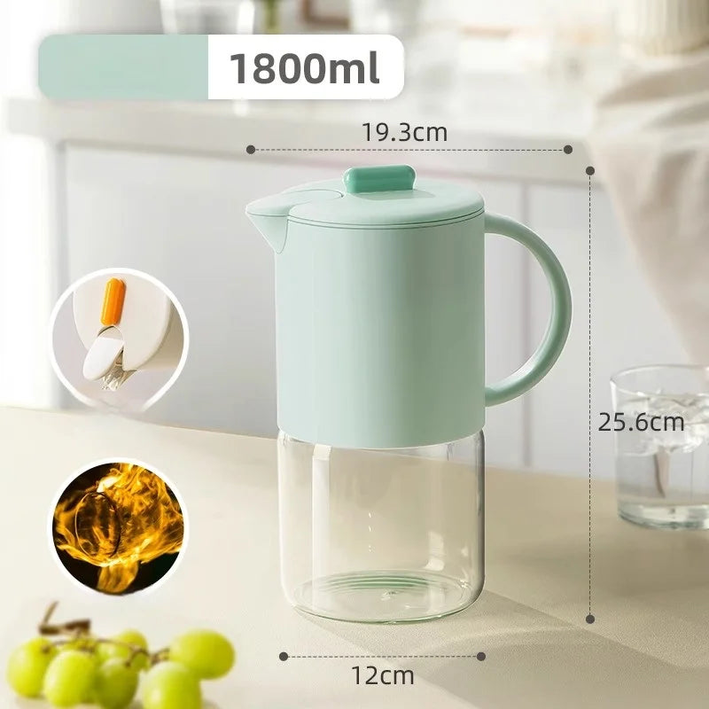 GIANXI Transparent Glass Water Jar For Home And