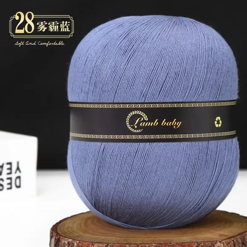 150g Solid Color Silk Cotton Yarn Soft Yarn