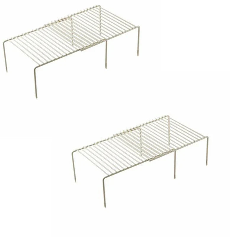 Iron Kitchen Spice Organizer Adjustable Storage Shelf Under
