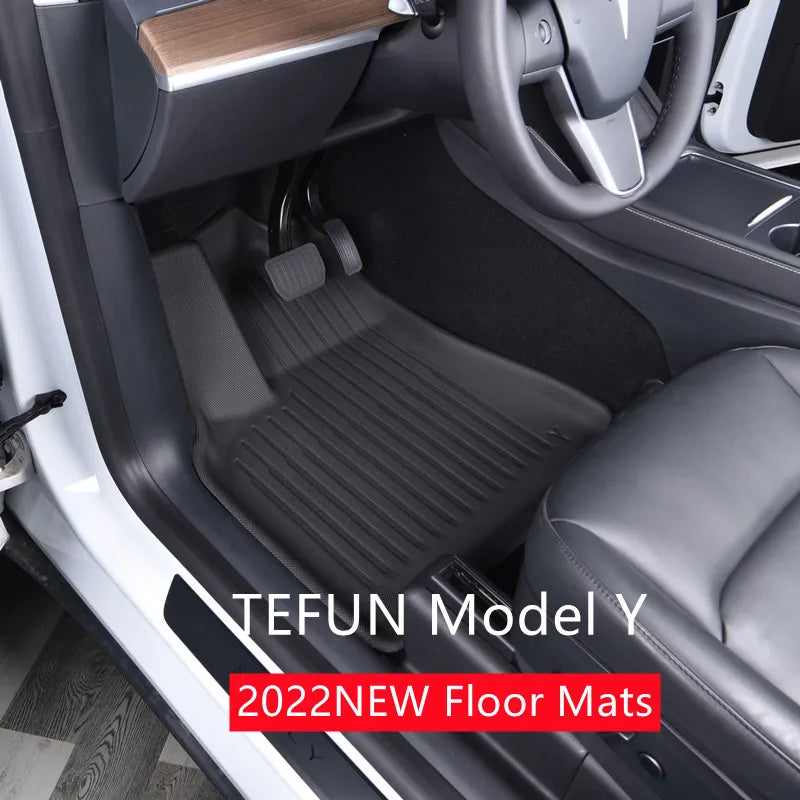 3D Foot Pad For Tesla Model Y Custom