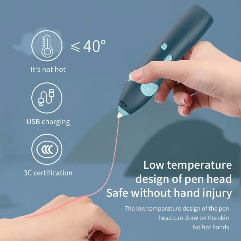 Wireless 3D Doodle Pen for Kids - Low