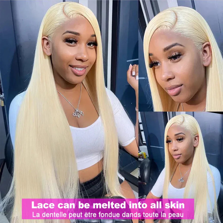 613 13x6 HD Lace Frontal Wig Blonde 613