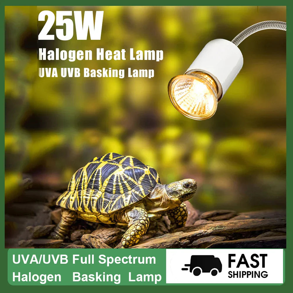 New 25W Halogen Heat Lamp UVA UVB Basking