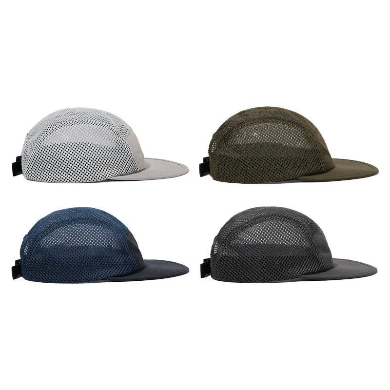 Summer Quick Drying Cap 5 Panel Baseball Hats