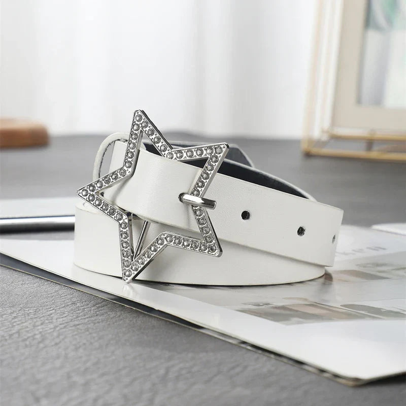 A ladies' belt new retro fashion decorative trend