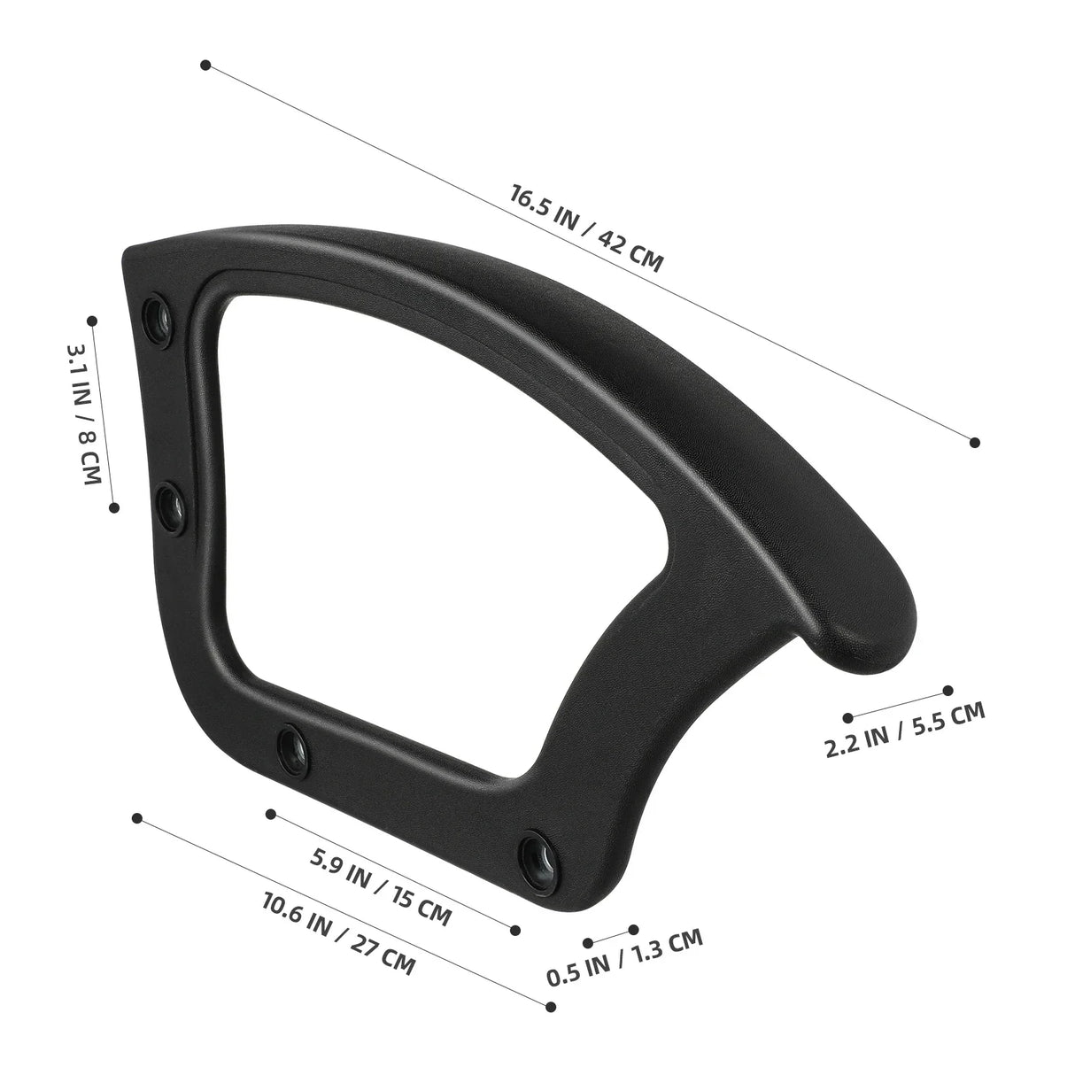 2 Pcs Chairs Arm Rest Computer Holder Wheel