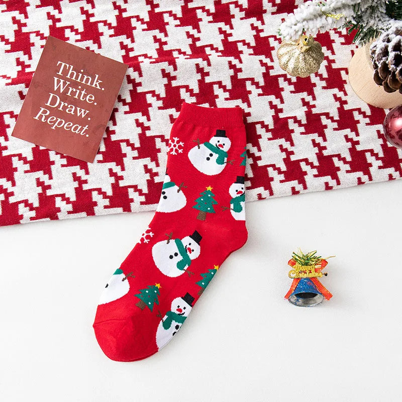 4 Pairs/Lot Children Girls Socks Christmas Socks For