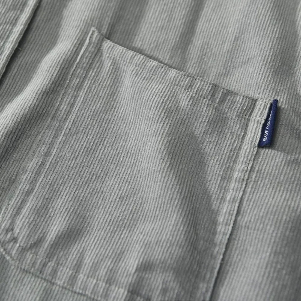 Casual Shirt Jacket Men's Corduroy Spring and Autumn
