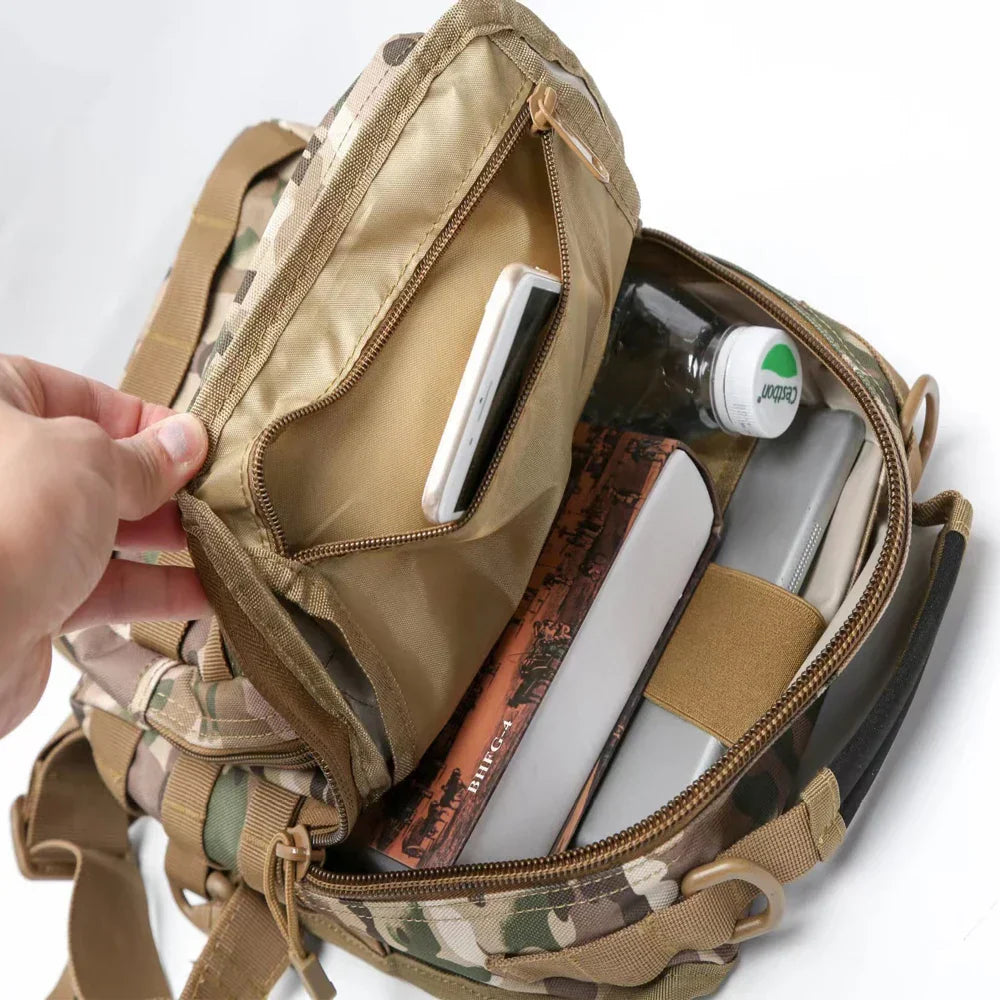 Military Tactical Assault Pack Sling Backpack Molle Sports