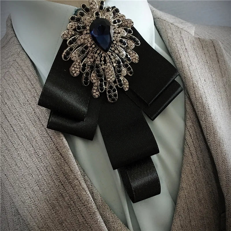 Men's Bow Tie Corsage Pocket Towel Sets British