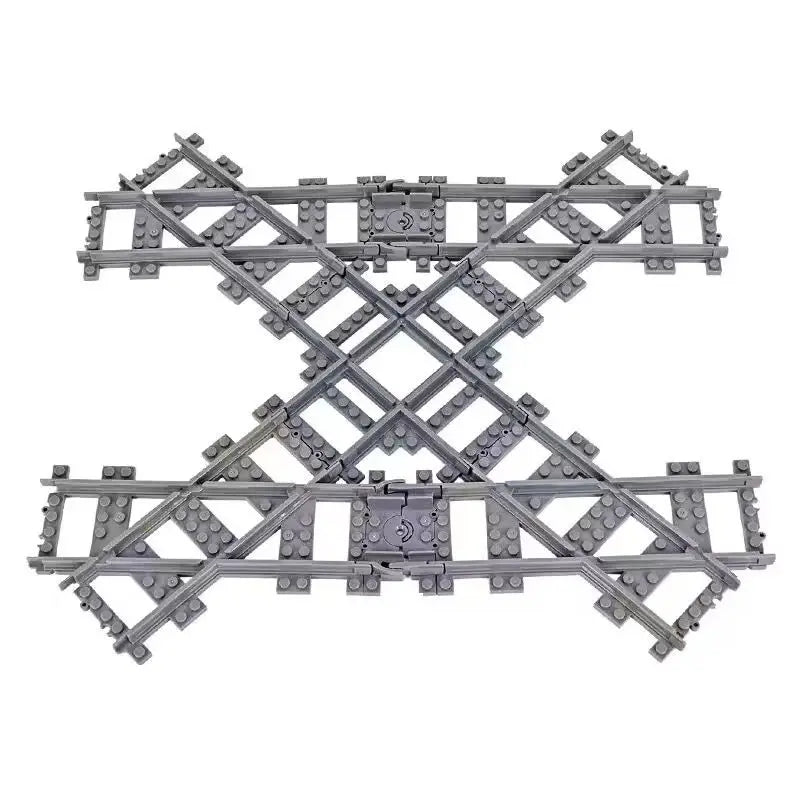 City Train Track Building Block Set 100PCS Soft