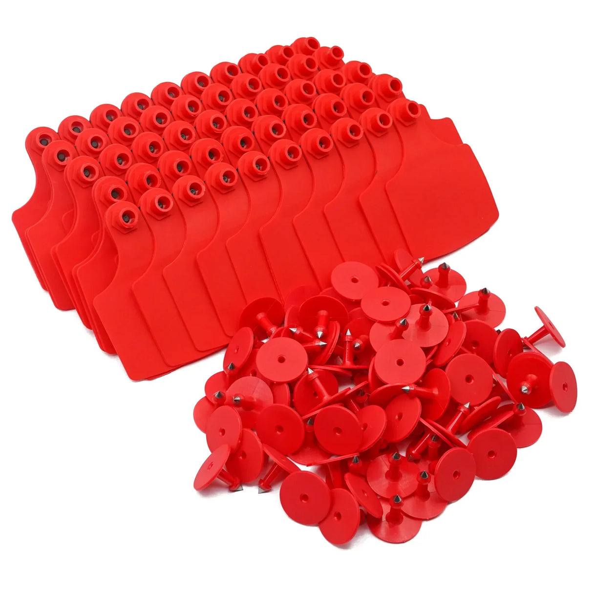 100Pcs Animal Cow Ear Tag Identification Card Label