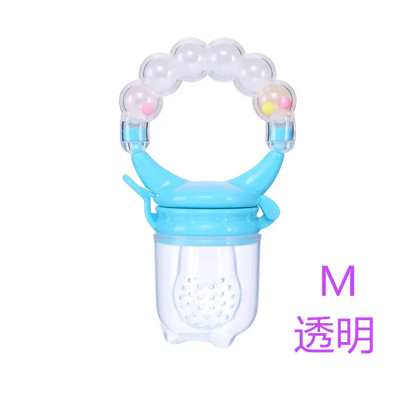 Silicone Baby Fruit Feeder with Cover Baby Nipple