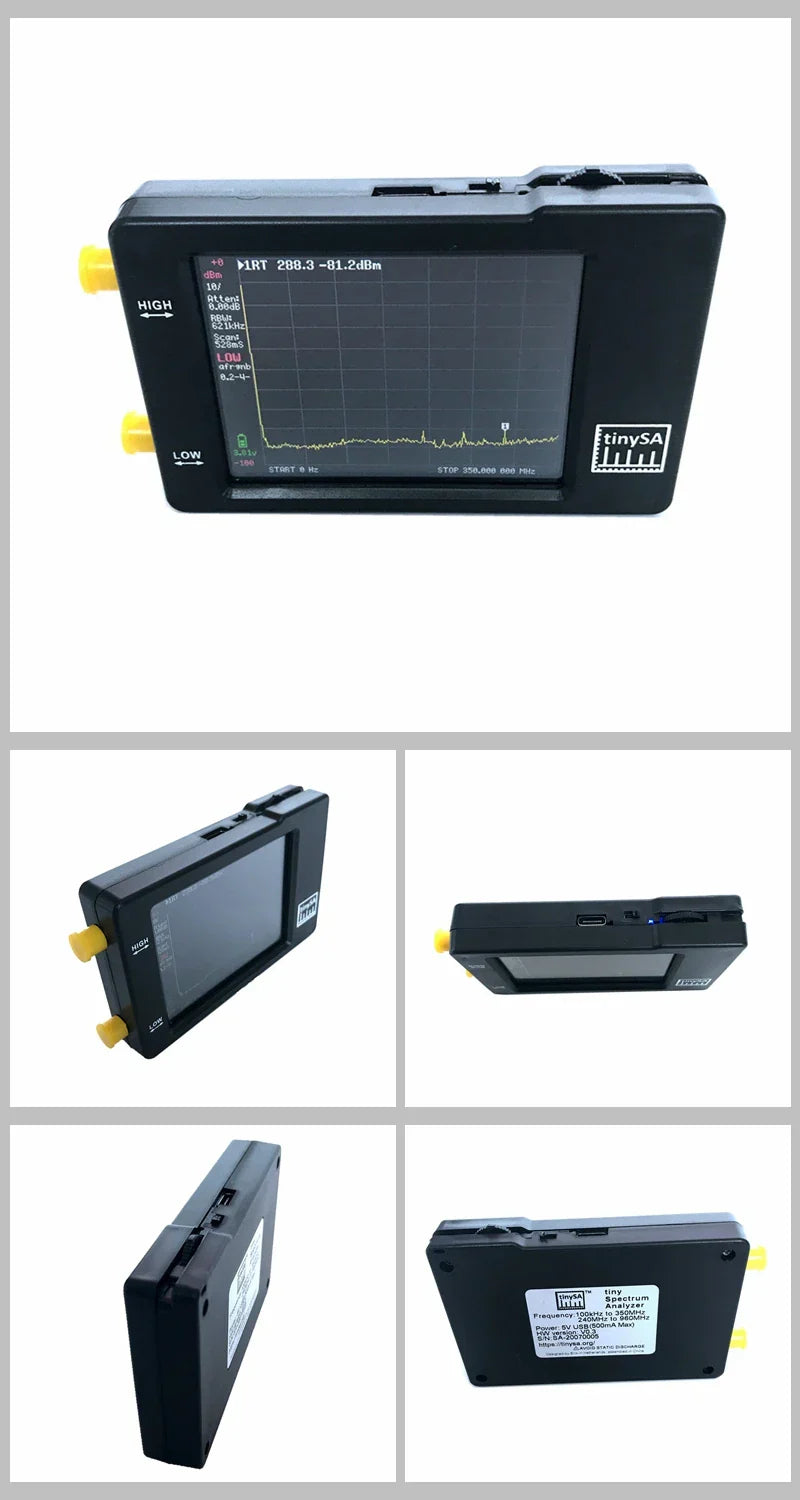 Original Hugen Version TinySA 2.8 inch Display 100kHz