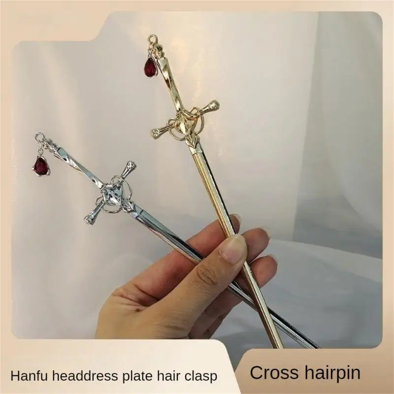 New Retro Sword Hairpin Hair Jewelry Chinese Simple