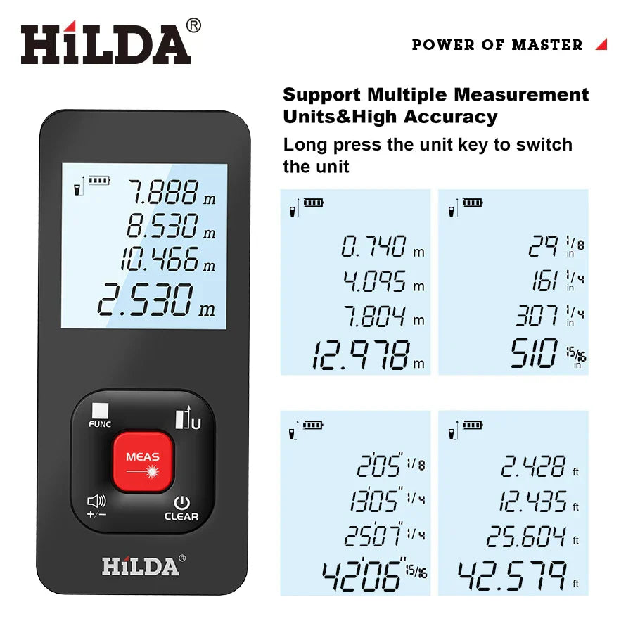 Mini Rangefinder Laser Distance Meter digital rangefinder Tool