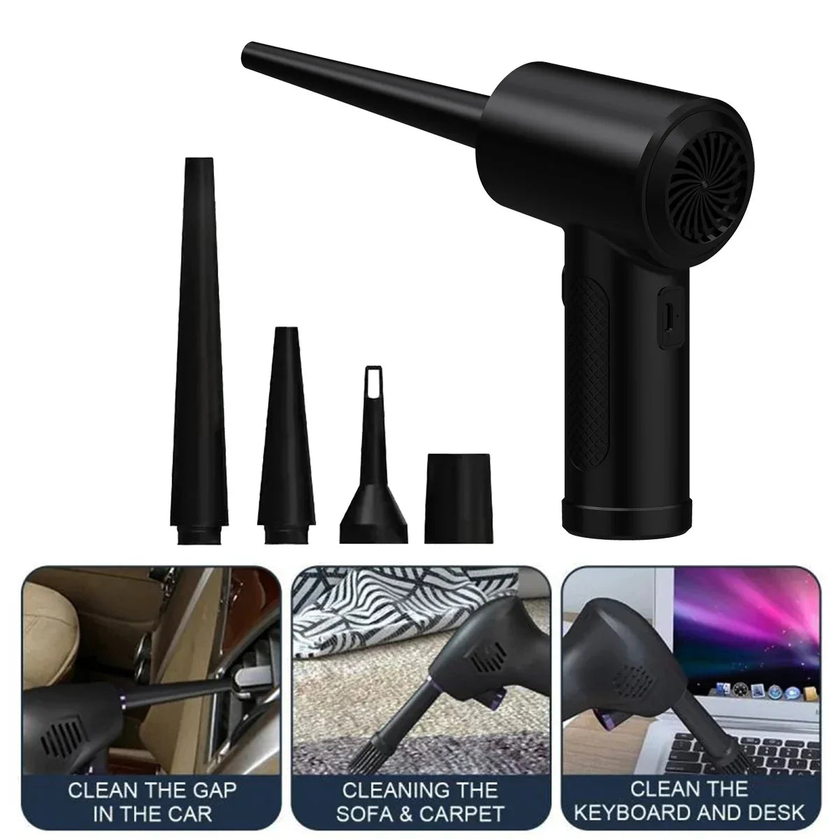 Wireless Air Blower Computer Cleaner Dust Device Electric