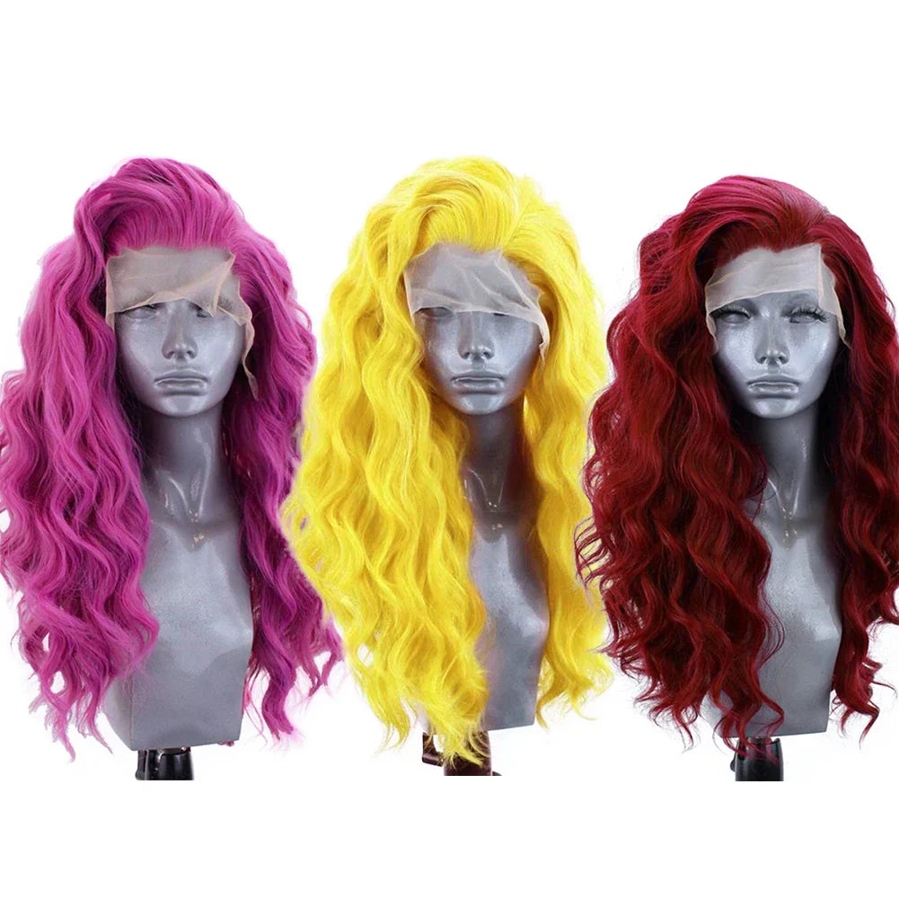AIMEYA High Temperature Fiber Lace Wigs for Women