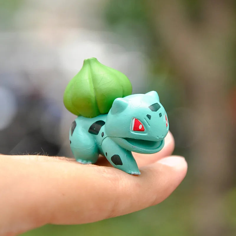 8pcs/set Pokemon Pikachu Figure Ornaments Decoration Jenny Turtle