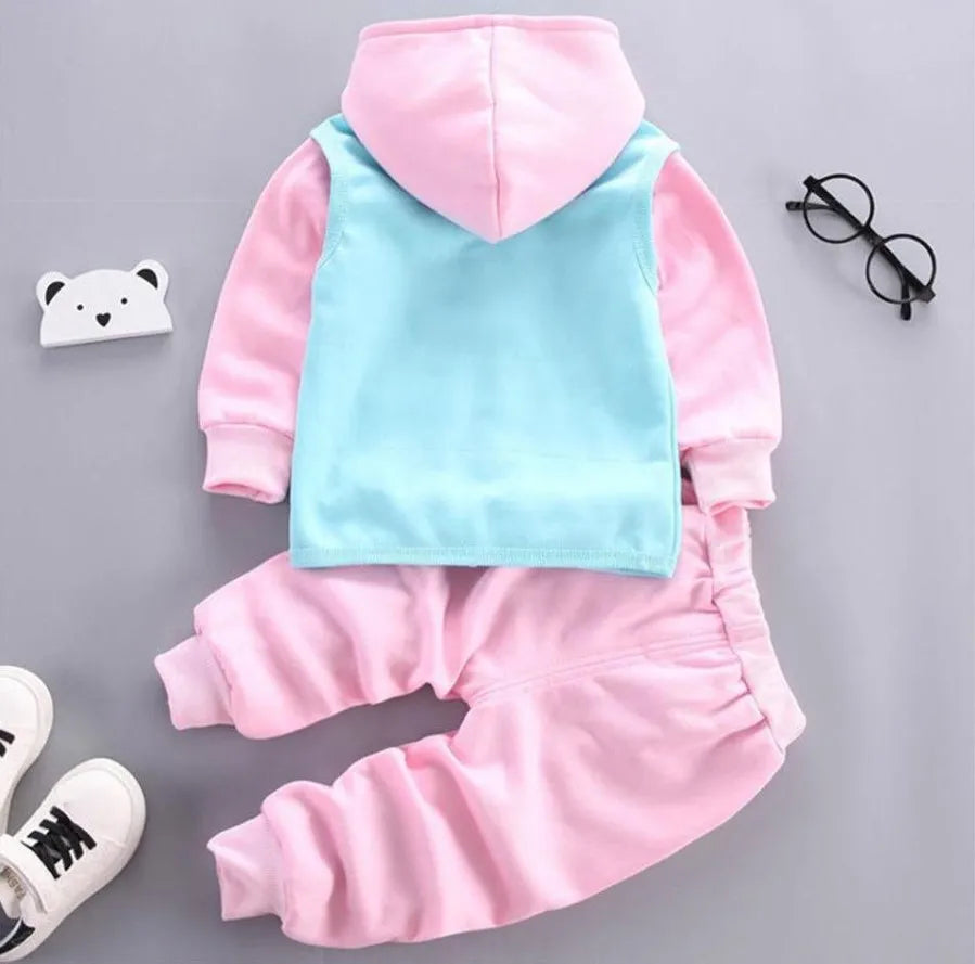 Autumn Winter Baby Boys Clothes Sets Thick Fleece