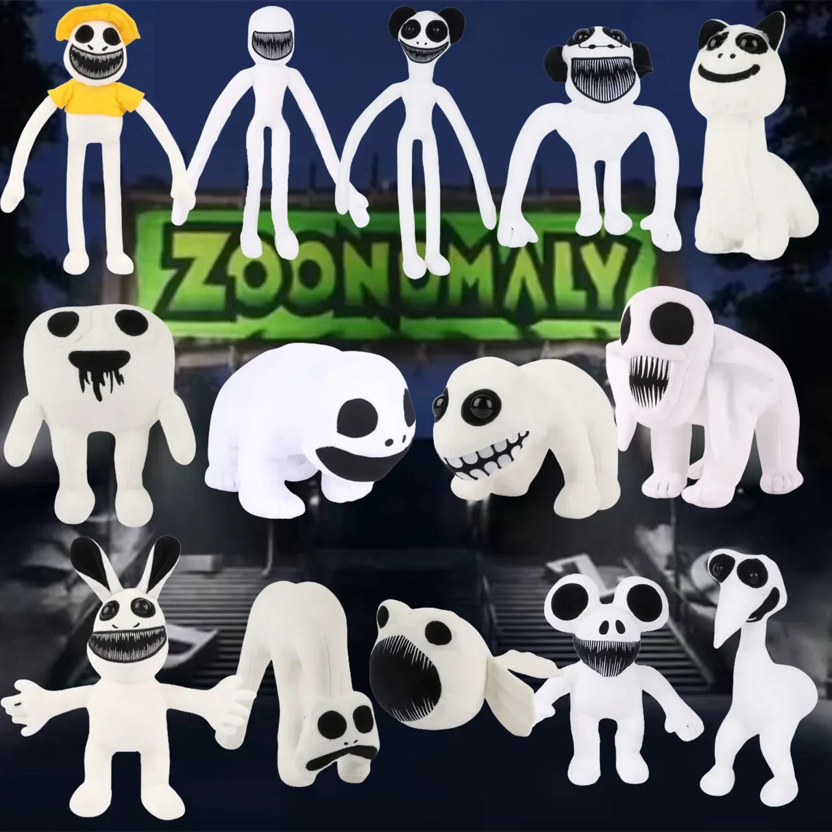 2024 New Zoonomaly Plush Toys Horror Cat Plushies