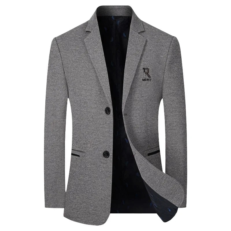New Men Business Casual Cashmere Blazers Suits Jackets