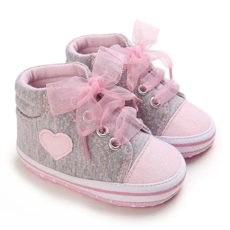 Pink Baby Shoes Princess Fashion Sneakers Infant Toddler