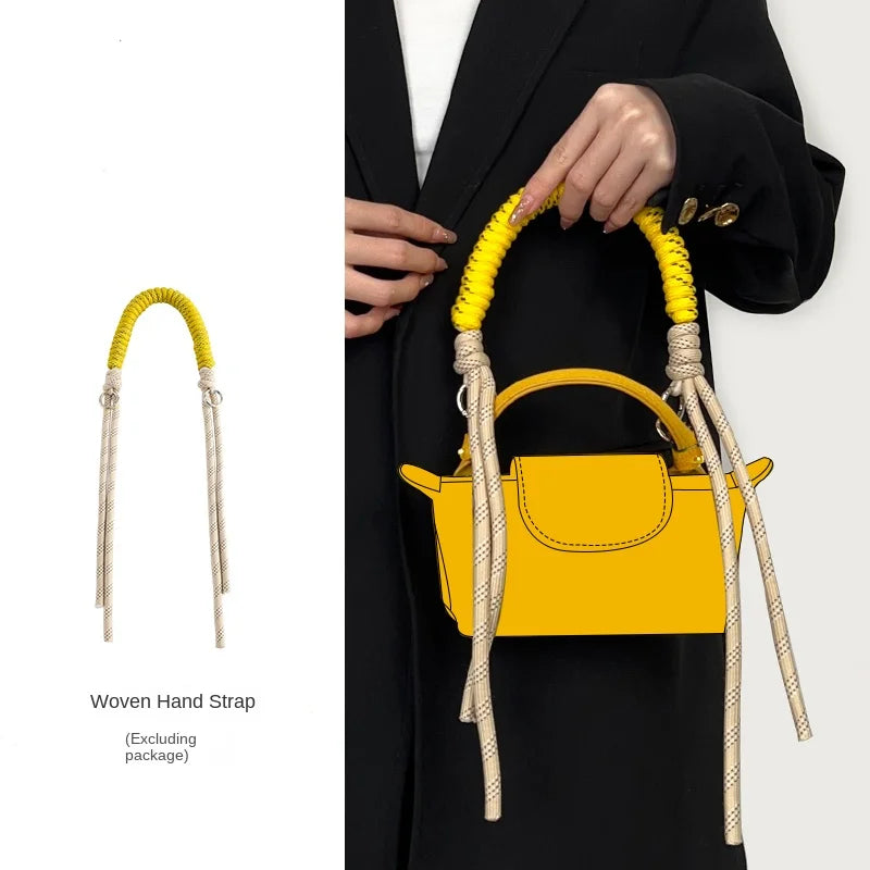 Bag Strap For longchamp Mini Bag Woven Strap