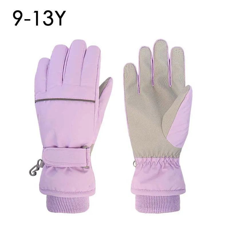 High Quality Kids Ski Gloves Winter Snowboard Snow