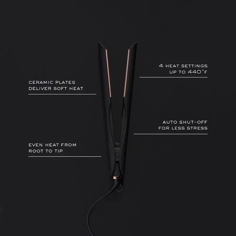 HAOYUNMA hair styling Ceramic 3-In-One Flat Iron for Straightening, Waving & Curling,hair straightener brush electric