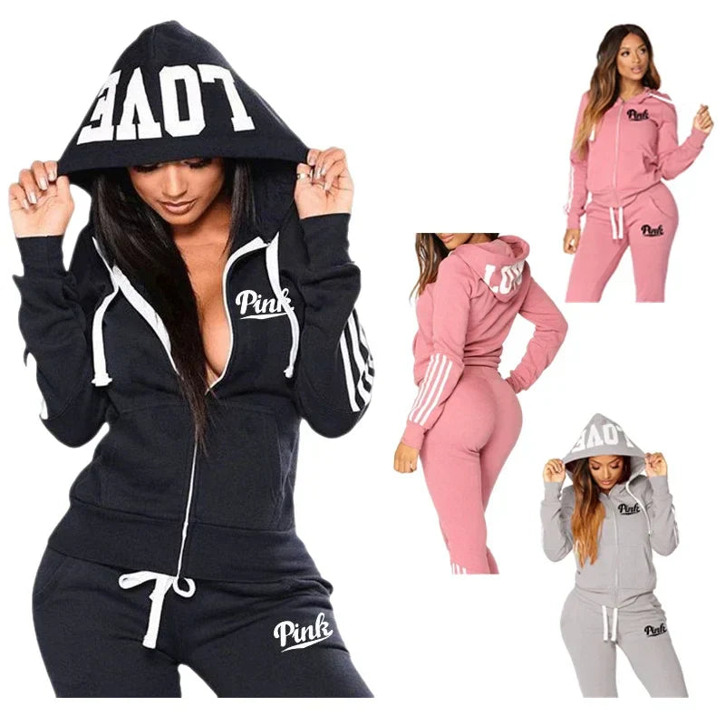 Spring Autumn New Womens Sweatshirt Set 2023 Hot