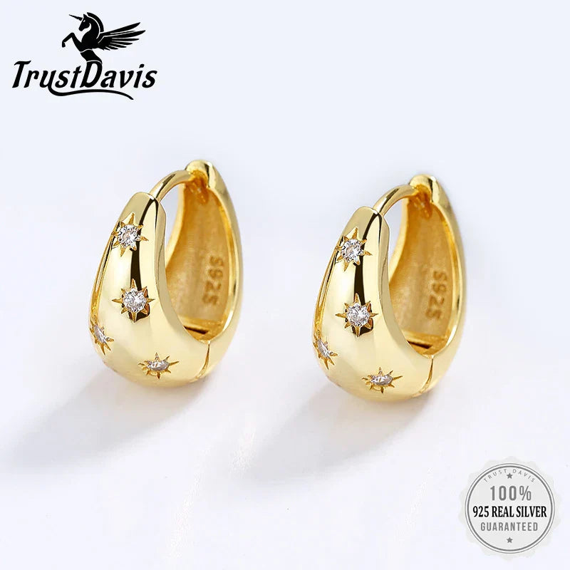 TrustDavis Real 925 Sterling Silver 2022 Fashion Water