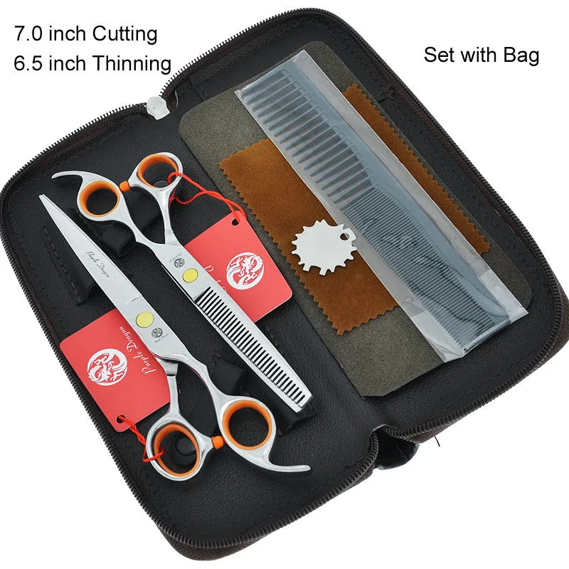 Purple Dragon 7 inch Hair Cutting Scissors 6.5